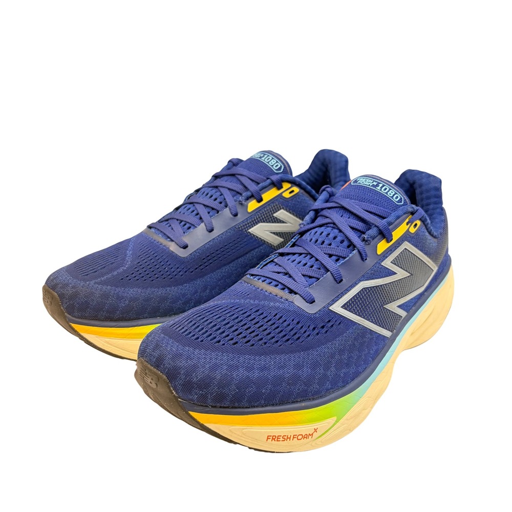New Balance Fresh Foam X 1080v14 Mens 10.5 Inkwell Silver Ginger Lemon
